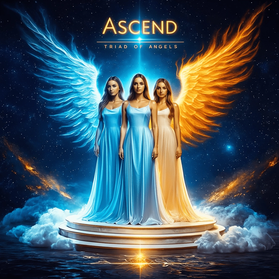 Album cover for Ascend by Triad of Angels