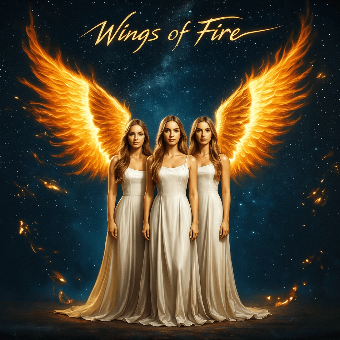 Album cover for Wings of Fire by Triad of Angels